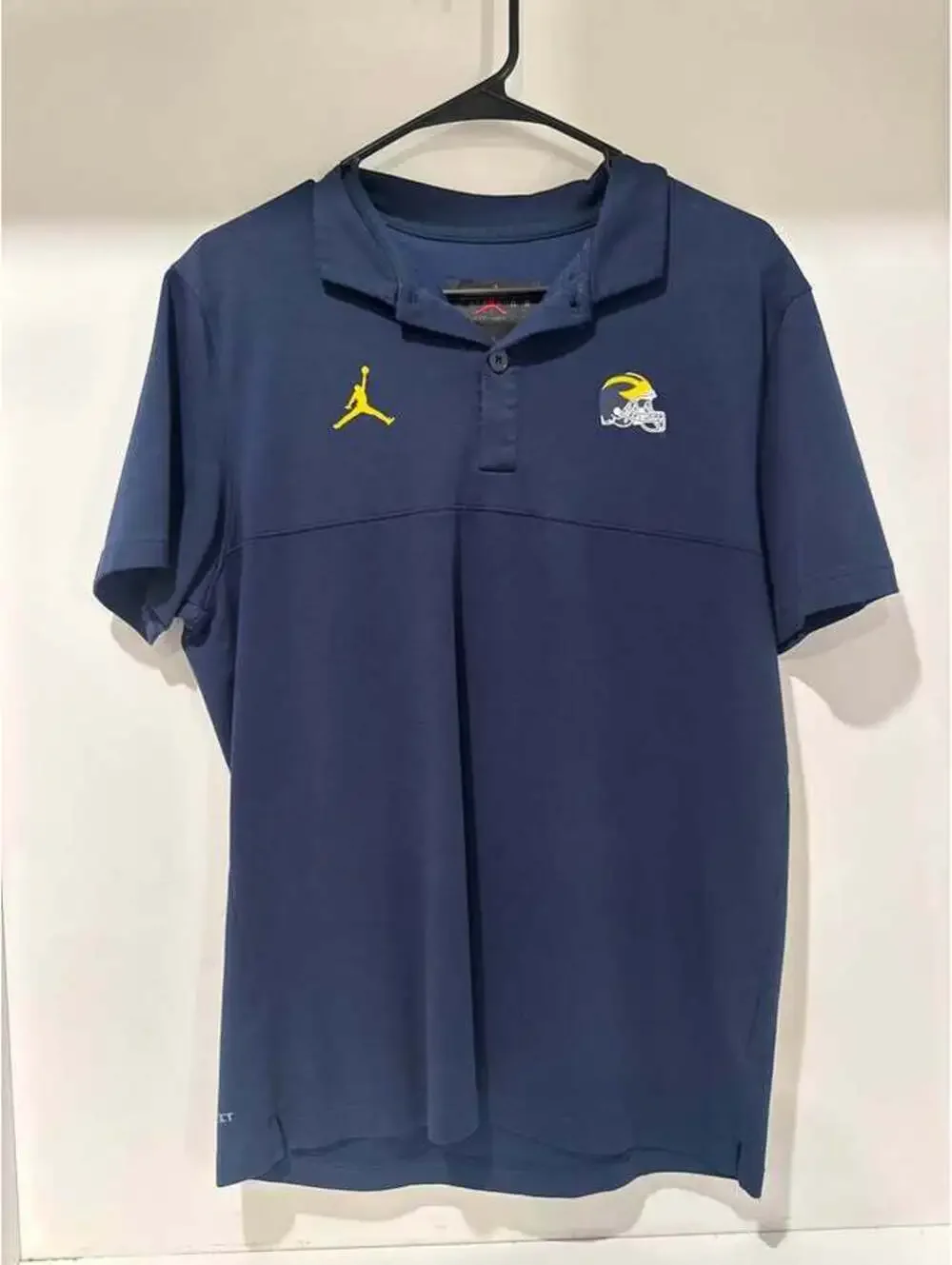 Team-Issued Jordan Michigan Wolverines Polo Shirt